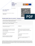 Eu Digital Covid Certificate / Certificado Covid Digital de La Ue / Eb-Ko Covid Ziurtagiri Digitala Vaccination Vacunación Txertaketa