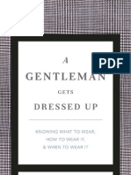 A Gentleman Gets Dressed Up 