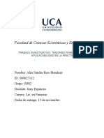 Razones Financieras y Su Aplicacabilidad en La Práctica