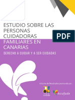 Estudio Sobre Las Personas Cuidadoras Familiares en Canarias