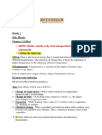 Grade VII-Physics - L 1 Heat Notes