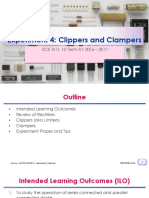 Experiment 4 Clippers and Clampers