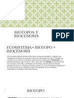 Biotopos y Biocenosis