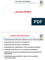 FIN - 605 - Lecture Notes