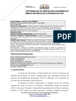 Planejamento de Trabalho para o SCFV Do CRAS IV Vila Vargas