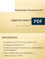 Nif D-5 Arrendamiento