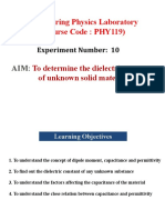 Dielectric Constant - For Students