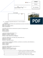 Aluno: - Turma: - Nº. - Data: - / - / - Ficha de Avaliação de História - 7º Ano E