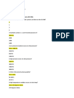 Hydraulic Systems Questionnaire