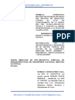 Recurso de Nulidad Provias Nacional