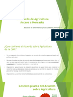 Tema II El Acuerdo Sobre Agricultura de La OMC. Acceso A Mercados. UCR 2022