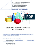 Estimacion de Poblacion