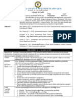 Intl Business & Trade Course Outline