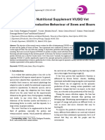 Evaluation of The Nutritional Supplement VIUSID Vet Powder On The Productive Behaviour of Sows and Boars