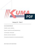 Tema 2 - El Acto Administrativo