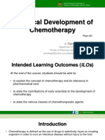 Pharm 451-Historical Development of Chemotherapy 2021