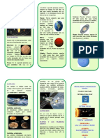 Triptico Sistema Planetario Solar