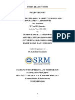 Forex Trade System OODP UML Project (R2 Section)