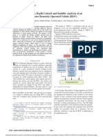 Development Depth Control and Stability Analysis of An Underwater Remotely Operated Vehicle ROV