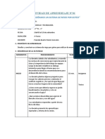 C y T - SESION DE APRENDIZAJE 1 - EDA 04