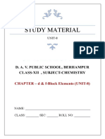 D-&f-Block Elements