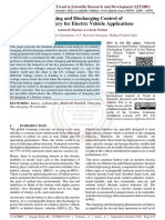 Charging and Discharging Control of Li Ion Battery For Electric Vehicle Applications