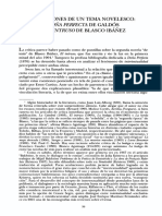 Variaciones de Un Tema Novelesco Dona Perfecta de Galdos y El Intruso de Blasco Ibanez 1051590