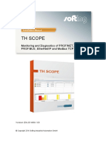 TH SCOPE. Monitoring and Diagnostics of PROFINET, PROFIBUS, EtherNet - IP and Modbus TCP Networks. Installation Manual. Version - EN-201409-1.