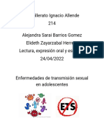 Enfermedades de Transmición Sexual en Los Adolescentes Ensayo