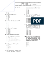 Simulado de Matemática 9º Ano