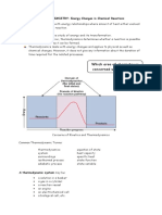 Which Area of Chemistry Is Concerned With The Topic?: THERMOCHEMISTRY: Energy Changes in Chemical Reactions