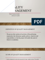 Quality Management PPT For Admin Management 2