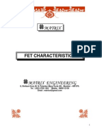 Characteristics of FET