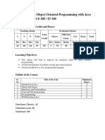 CE505 - Object Oriented Programming With JAVA