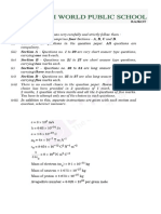 Physic 12 Sample Paper