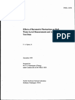 Effects of Barometric Fluctuations On Well Water-Level Measurements and Aquifer Test Data