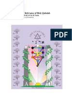 An Essay Upon The Relevance of Holy Qaballah