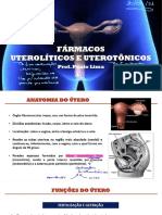 (Aula 04) Uterolíticos e Uterotônicos