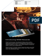 MGM Rewards New Benefits by Tier