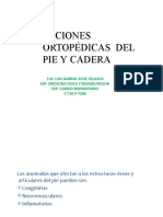 Clase 5 Alteraciones Ortopdicas Del Pie Yc Adera