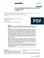 BMC Bioinformatics: A Regression-Based K Nearest Neighbor Algorithm For Gene Function Prediction From Heterogeneous Data