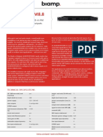 Biamp Data Sheet Audiosystem8-8 Sep20