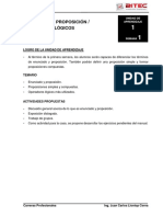 Semana 01 - Enunciados y Proposiciones Logicas