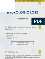 Hydrologic Loss