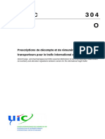 Code Uic: Prescriptions de Décompte Et de Rémunération Entre Transporteurs Pour Le Trafic International de Marchandises