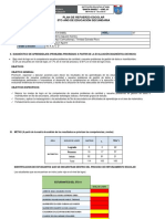 PLAN DE REFUERZO ESCOLAR-5to Sec