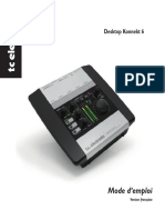 TC Electronic Desktop Konnekt 6 Manual French