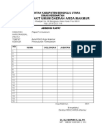 Absensi Rapat Formularium