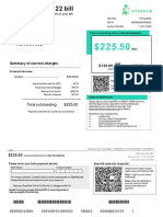 Your August 2022 Bill: $95.50 $130.00 Summary of Current Charges