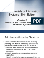 Electronic and Mobile Commerce and Enterprise Systems Ch05